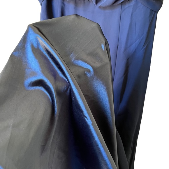 NWT Lulu’s Enduring Love Navy Blue Off-the-Shoulder Maxi Formal Dress - Picture 14 of 16